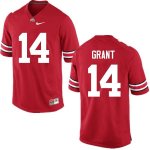 NCAA Ohio State Buckeyes Men's #14 Curtis Grant Red Nike Football College Jersey AEX0045AJ